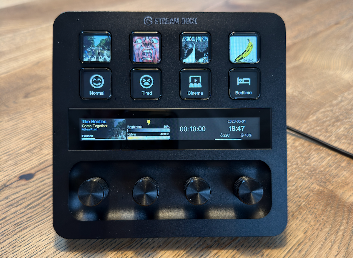 DeUX on Stream Deck+ Stream Deck+